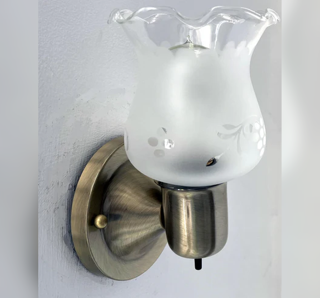 Glass Wall Sconce Light Fixture