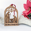 Personalized Nativity Ornament