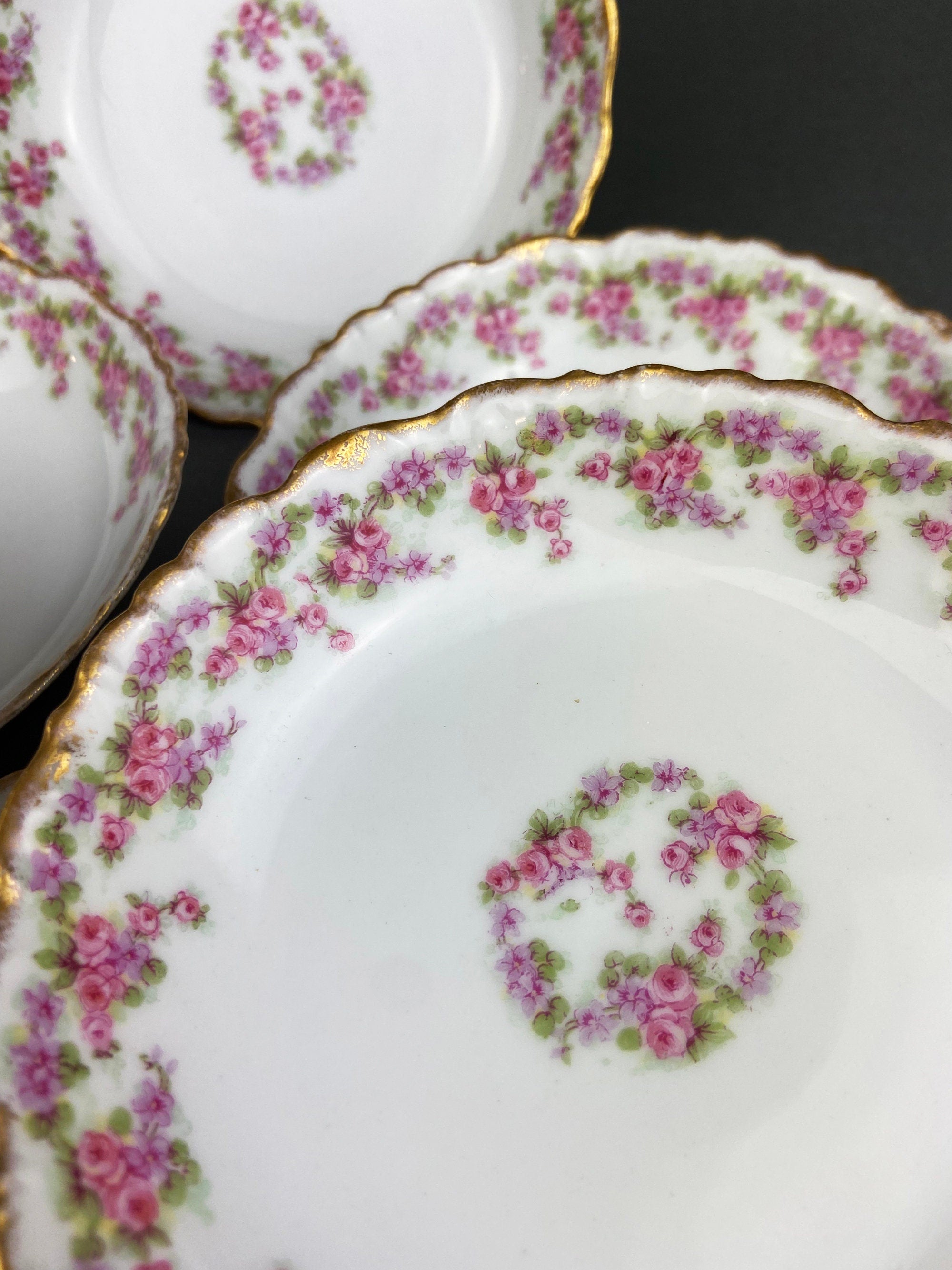 Set Of Five Salad Plates