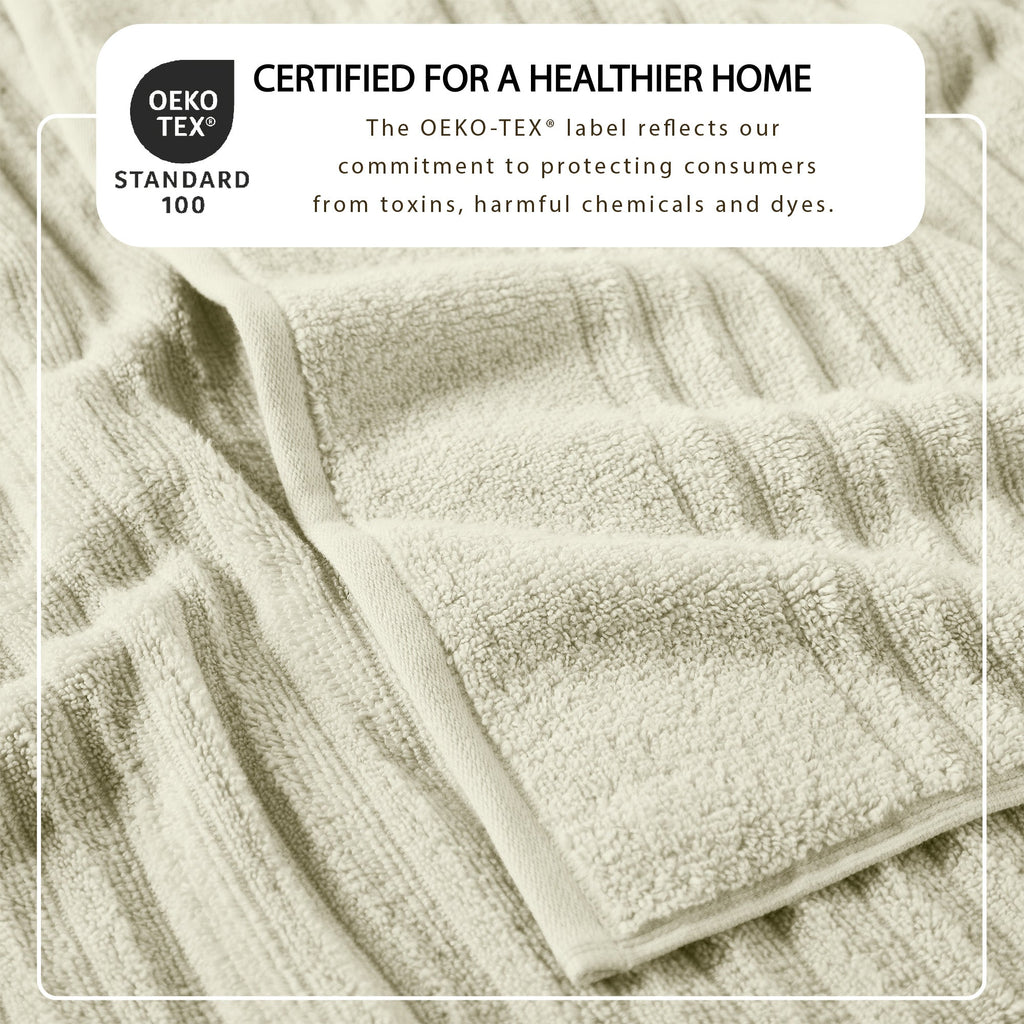 Luxury Combed Cotton Bath Towel Set
