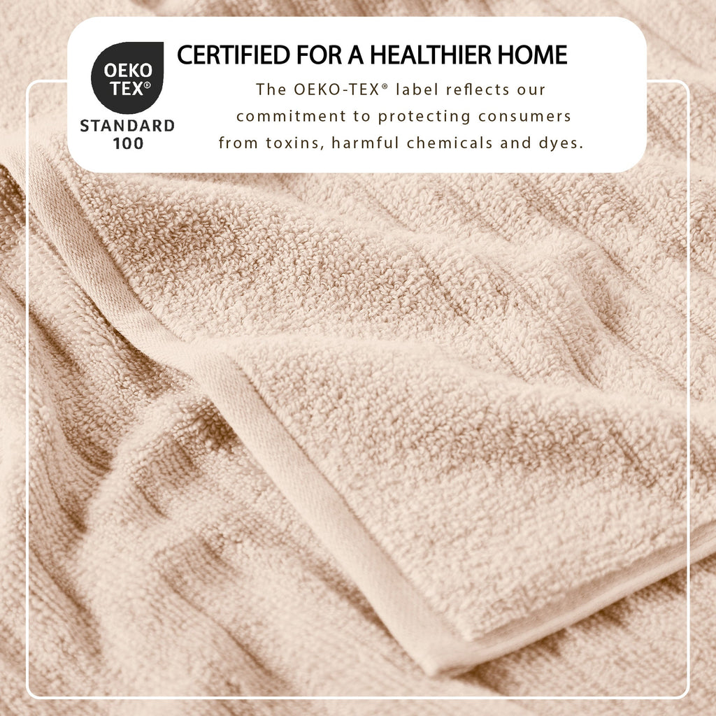 Luxury Combed Cotton Bath Towel Set