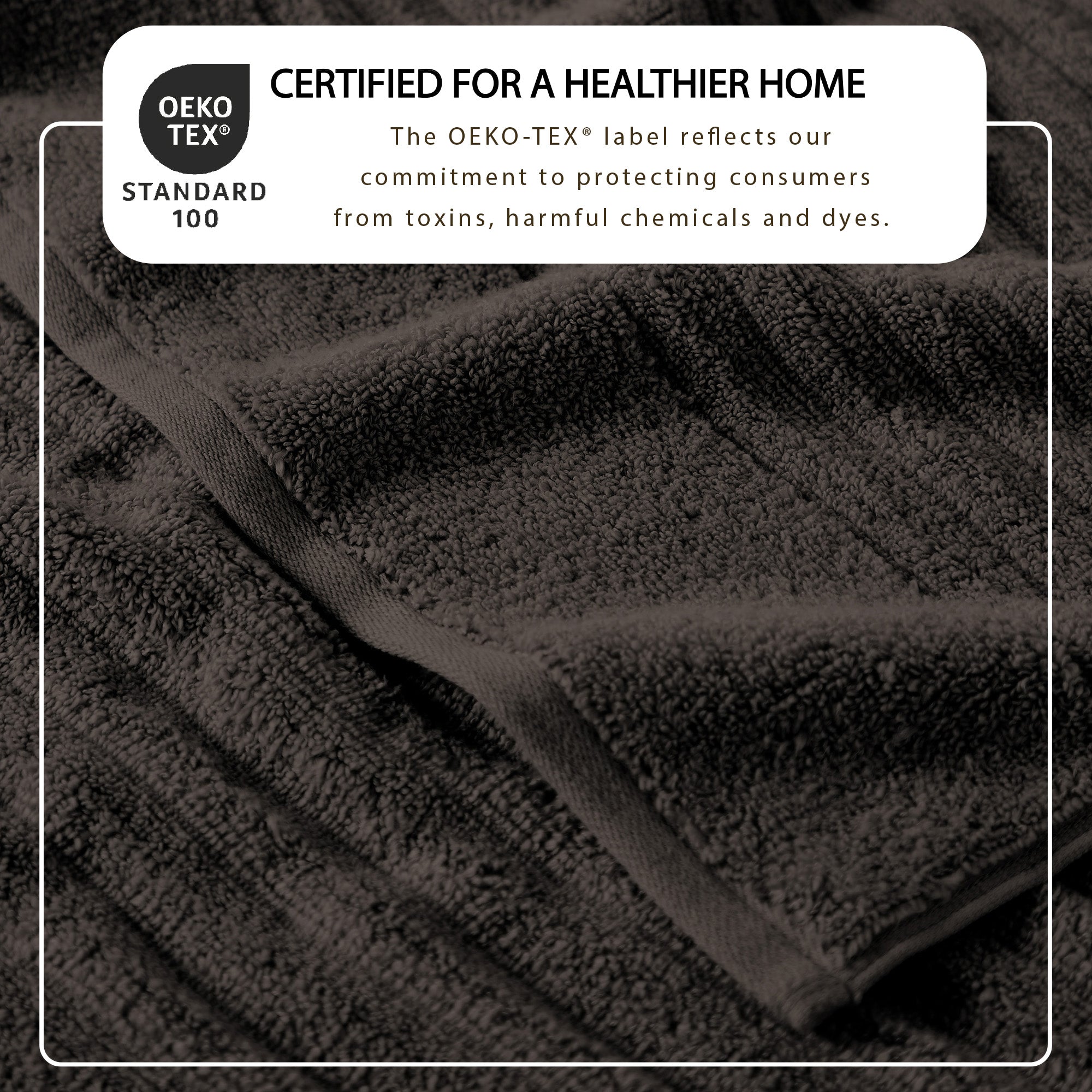 Luxury Combed Cotton Bath Towel Set