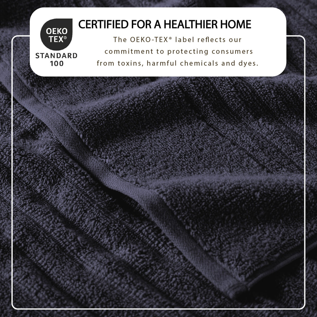 Luxury Combed Cotton Bath Towel Set