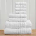 100% Cotton Checkered Jacquard Bath Towel Set