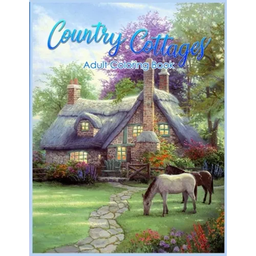 Country Cottages Coloring Book