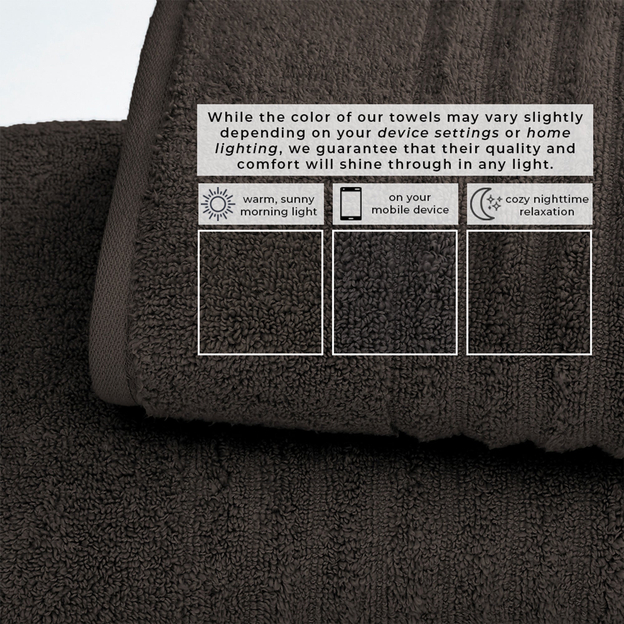 Luxury Combed Cotton Bath Towel Set