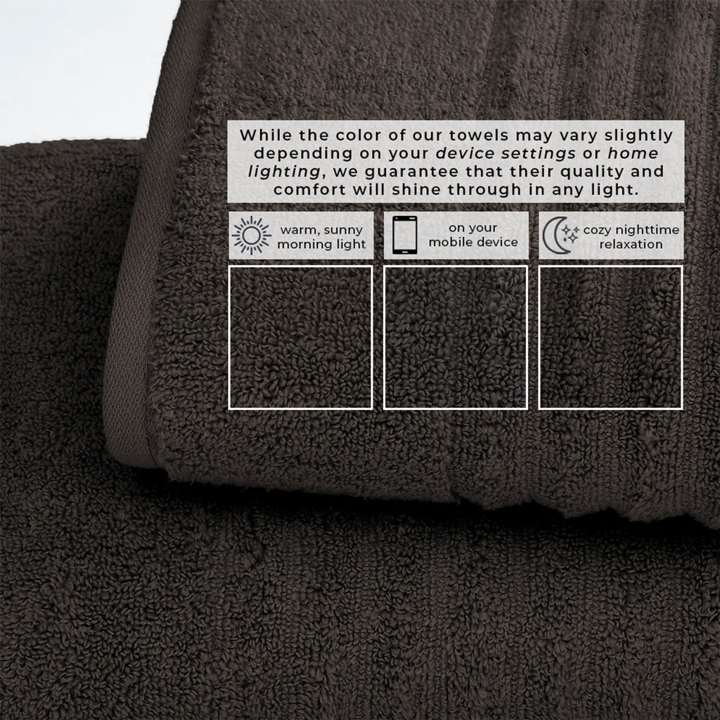 Luxury Combed Cotton Bath Towel Set