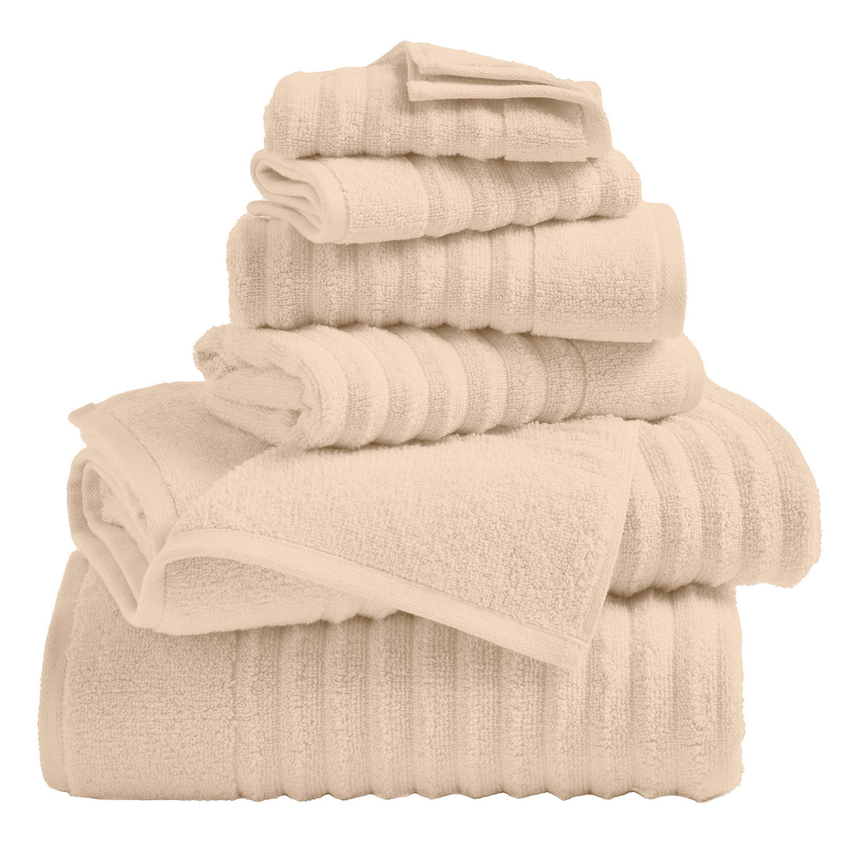 Luxury Combed Cotton Bath Towel Set
