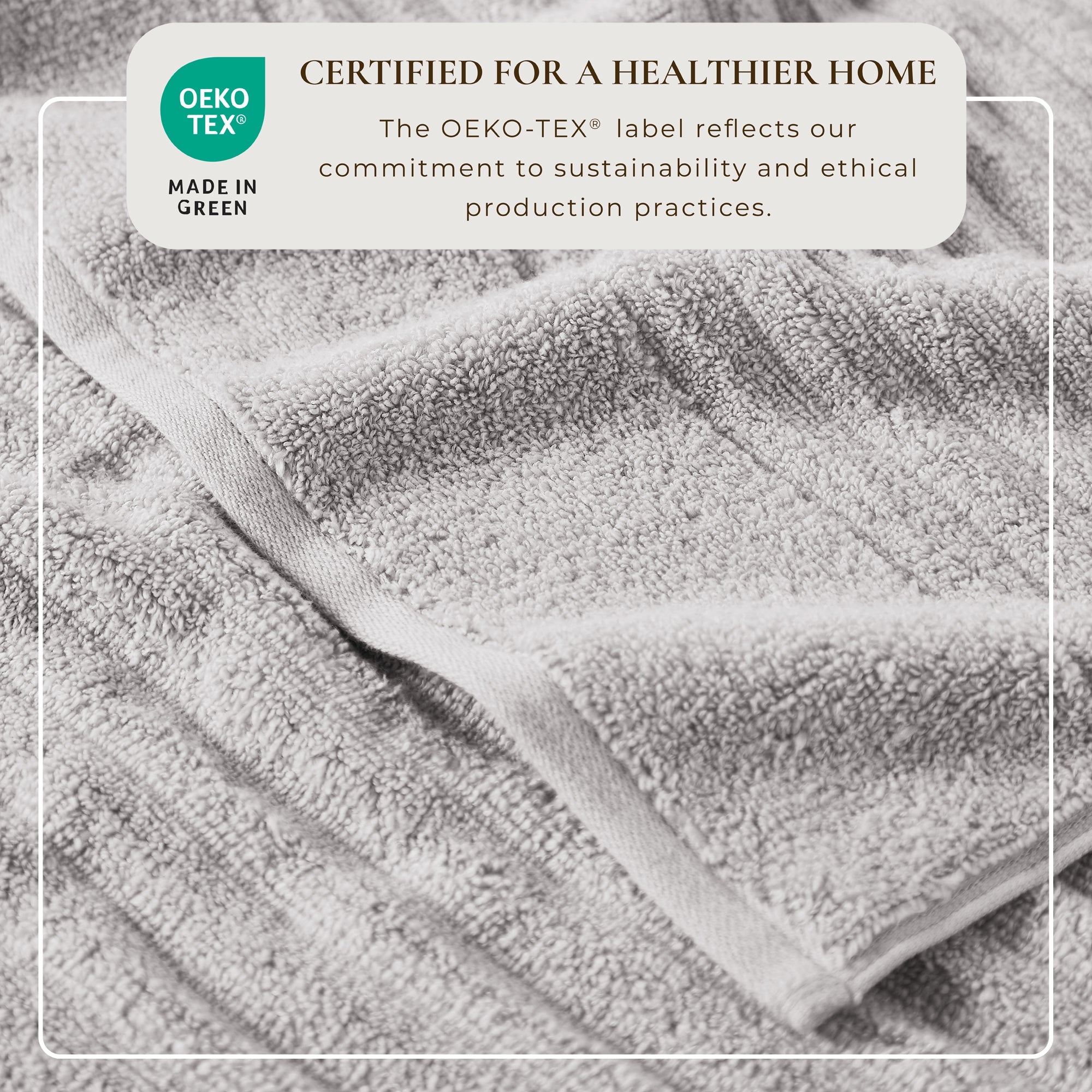 Luxury Combed Cotton Bath Towel Set
