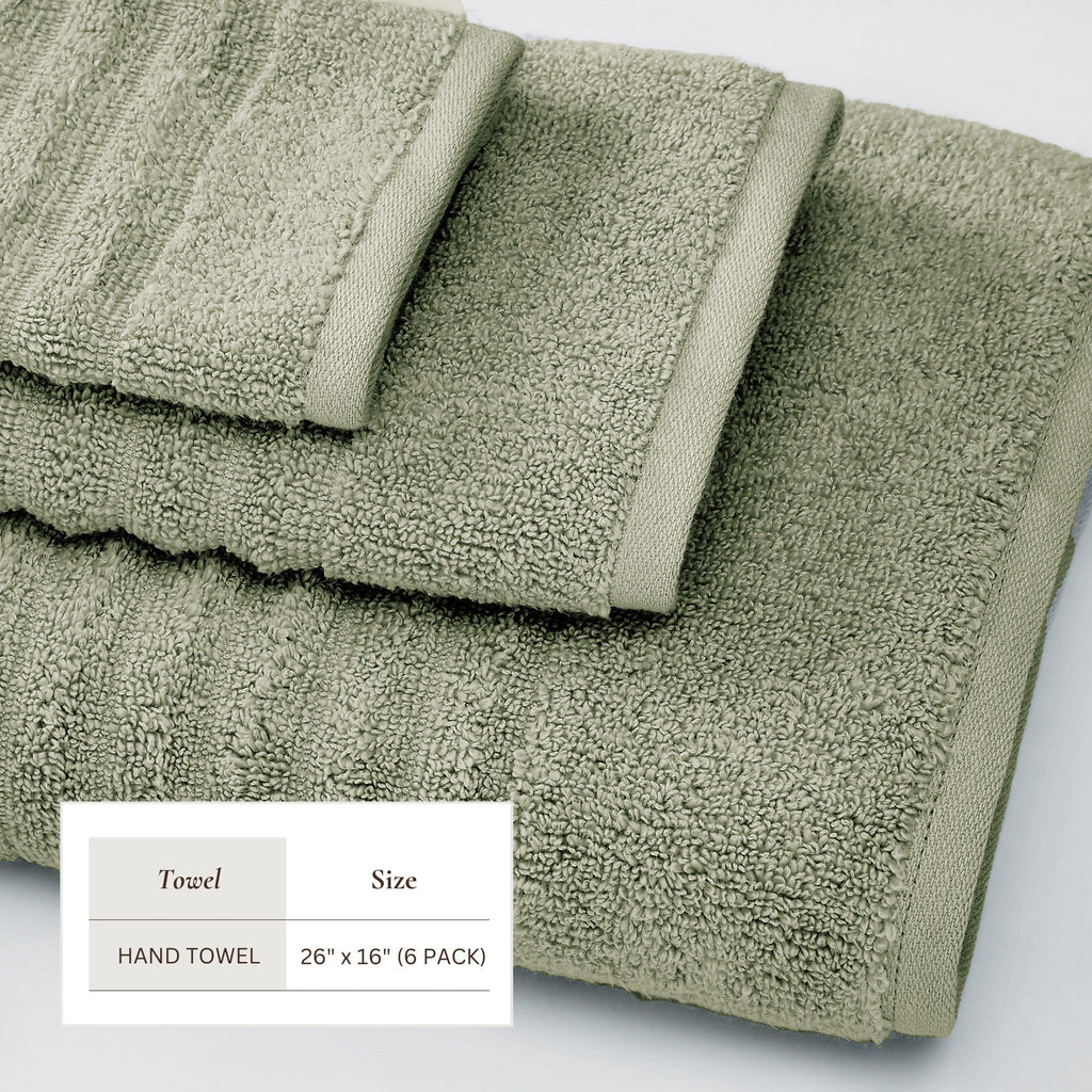 Luxury Combed Cotton Bath Towel Set