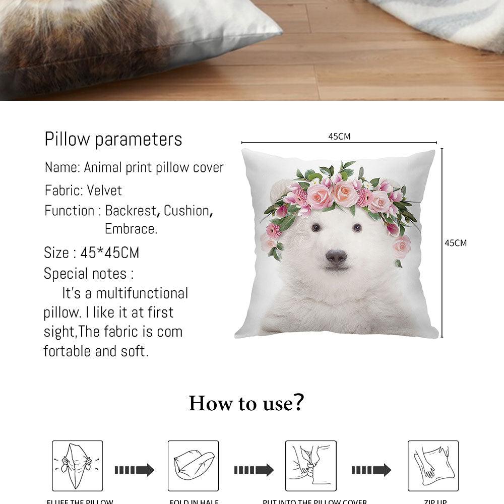 Cute Decorative Pillow Case Cover