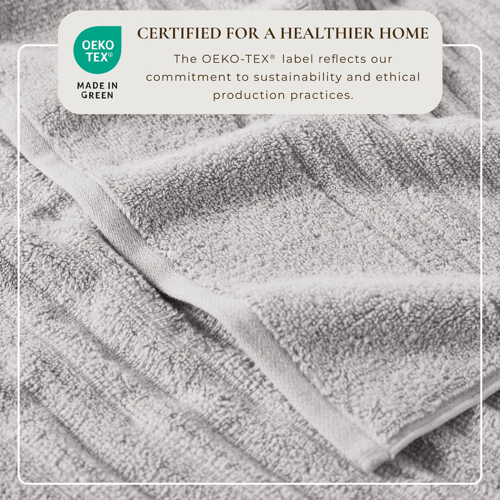 Luxury Combed Cotton Bath Towel Set