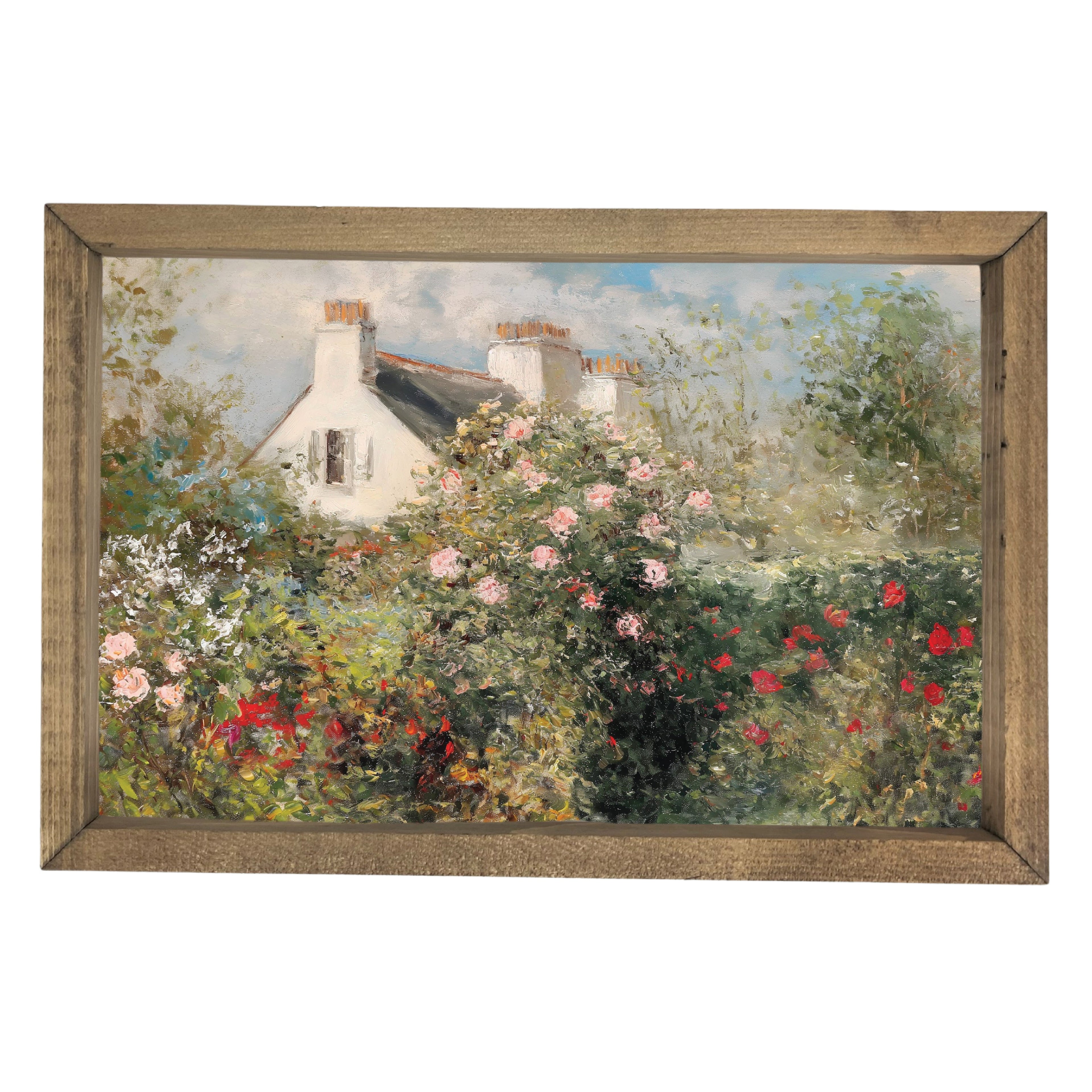 Summer Cottage Framed Art