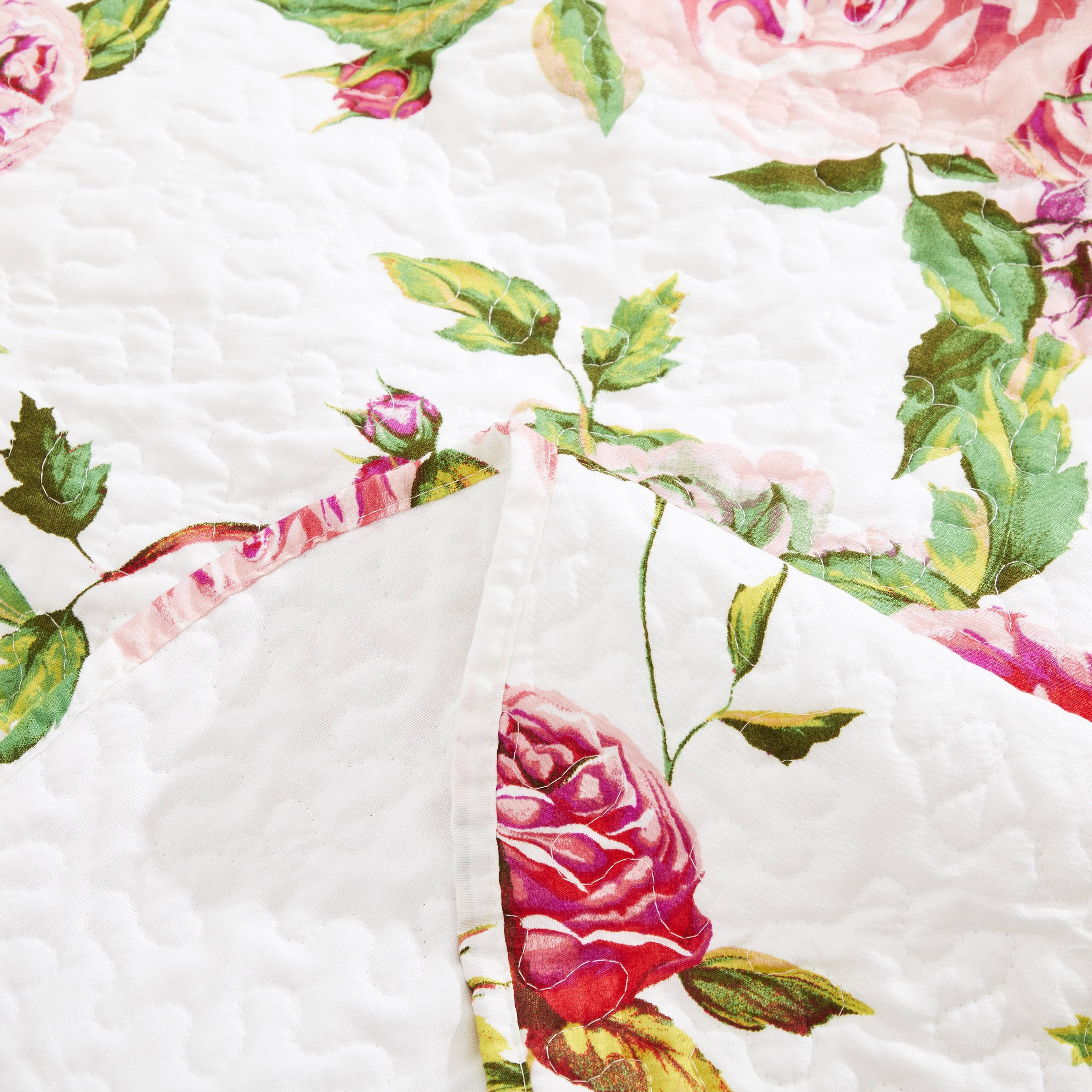 Romantic Roses Floral Throw Blanket