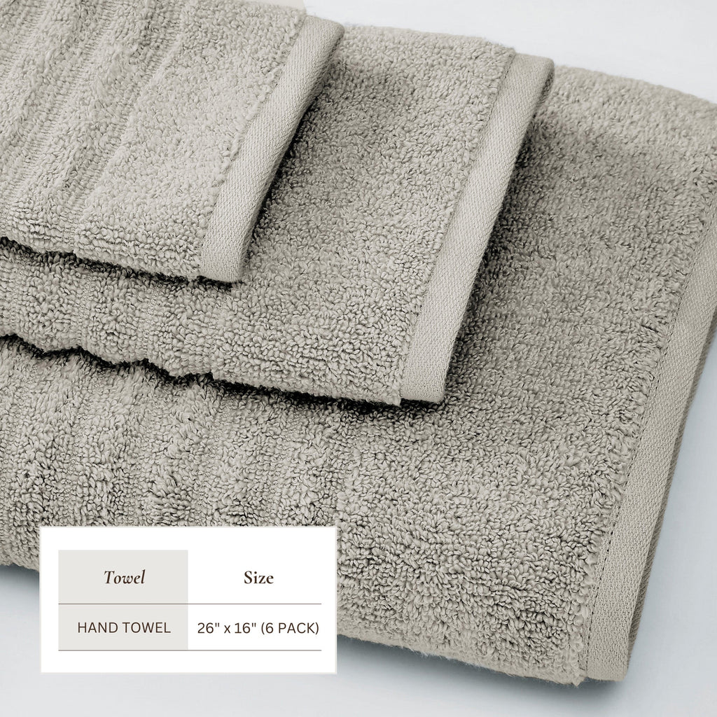 Luxury Combed Cotton Bath Towel Set