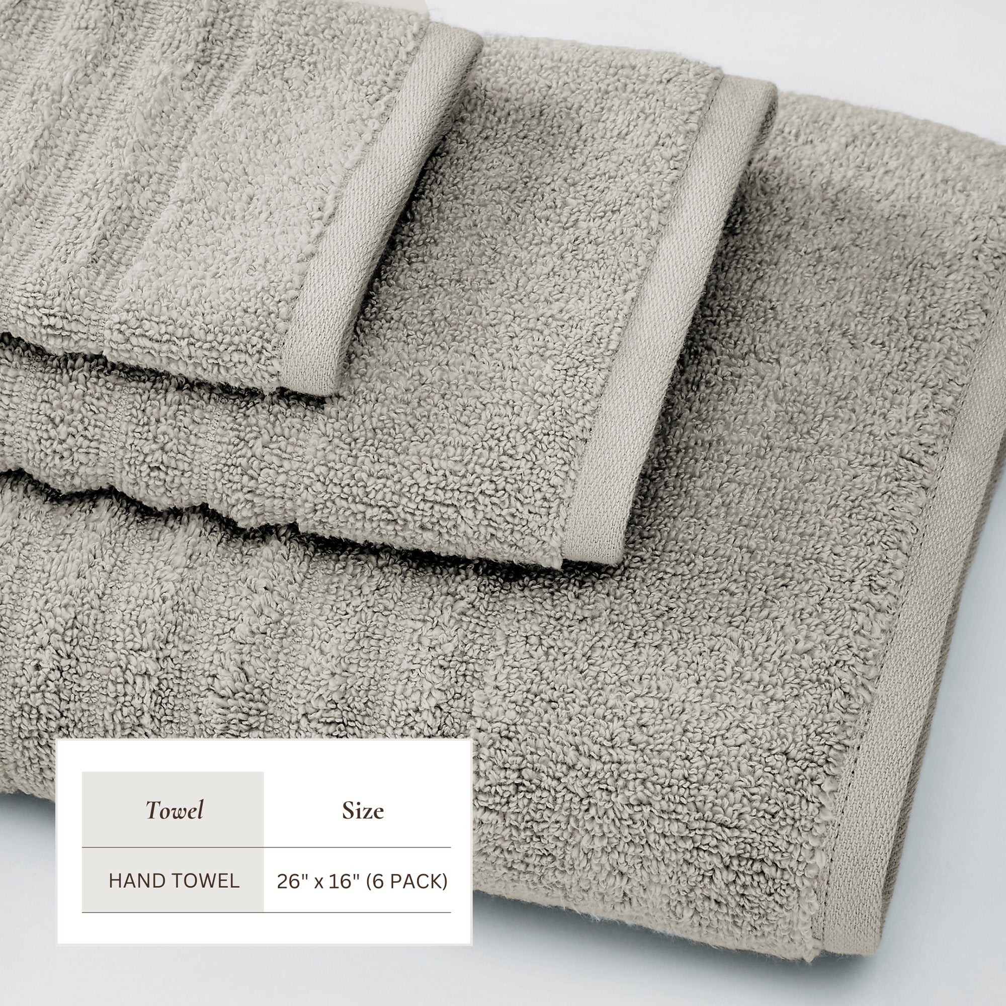 Luxury Combed Cotton Bath Towel Set
