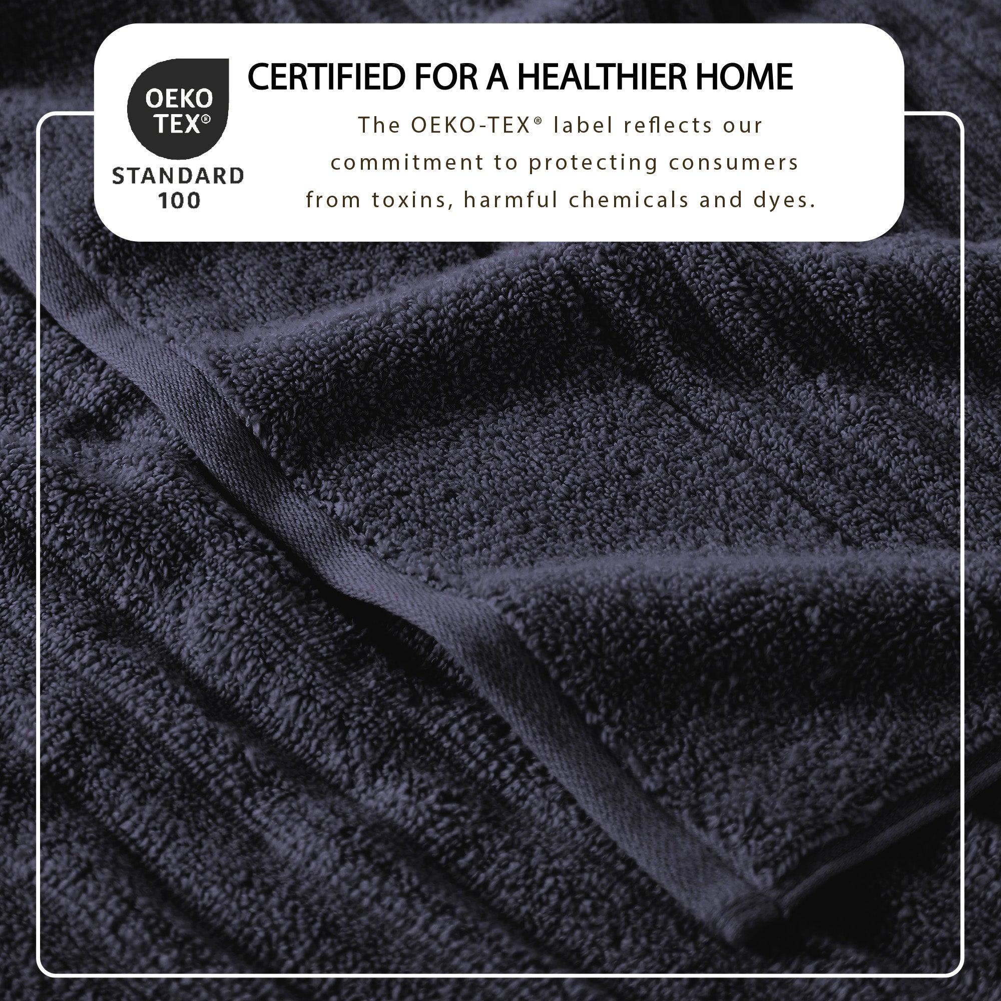Luxury Combed Cotton Bath Towel Set
