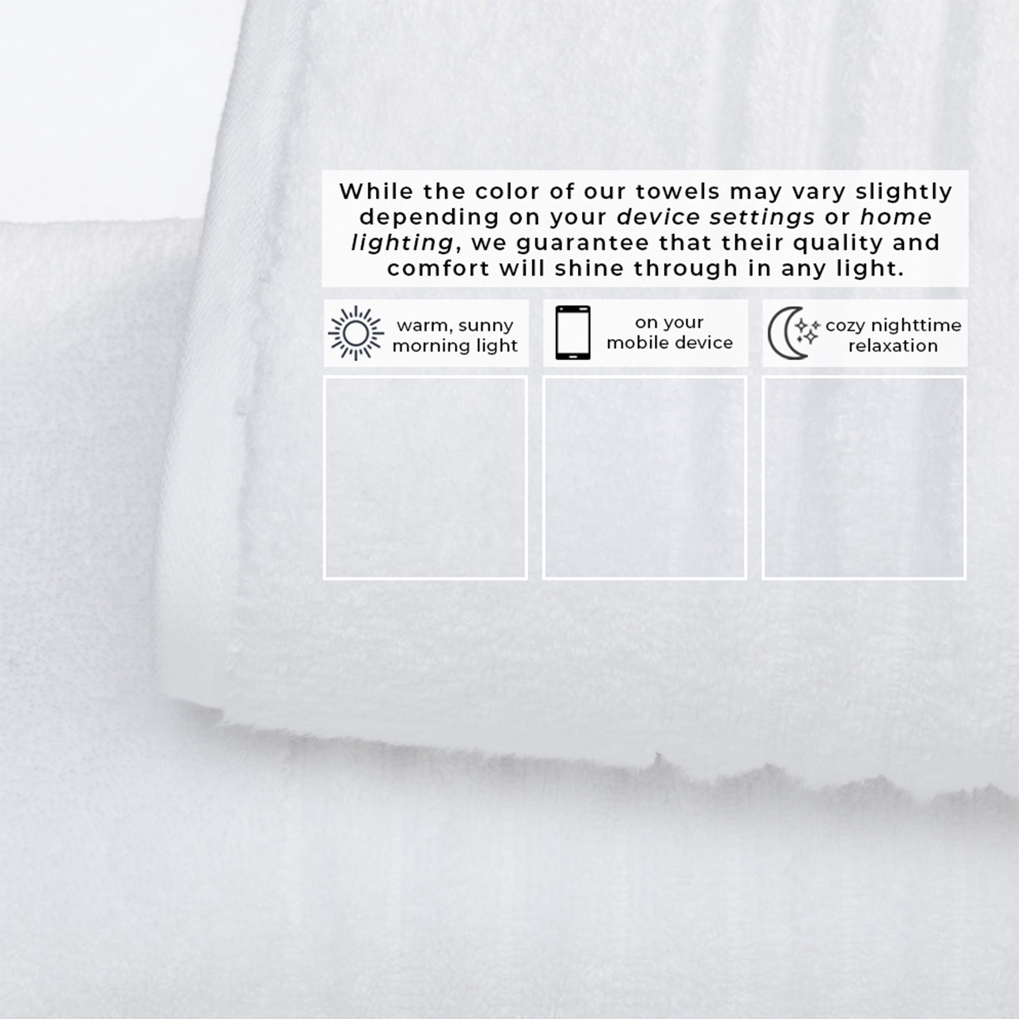 Luxury Combed Cotton Bath Towel Set