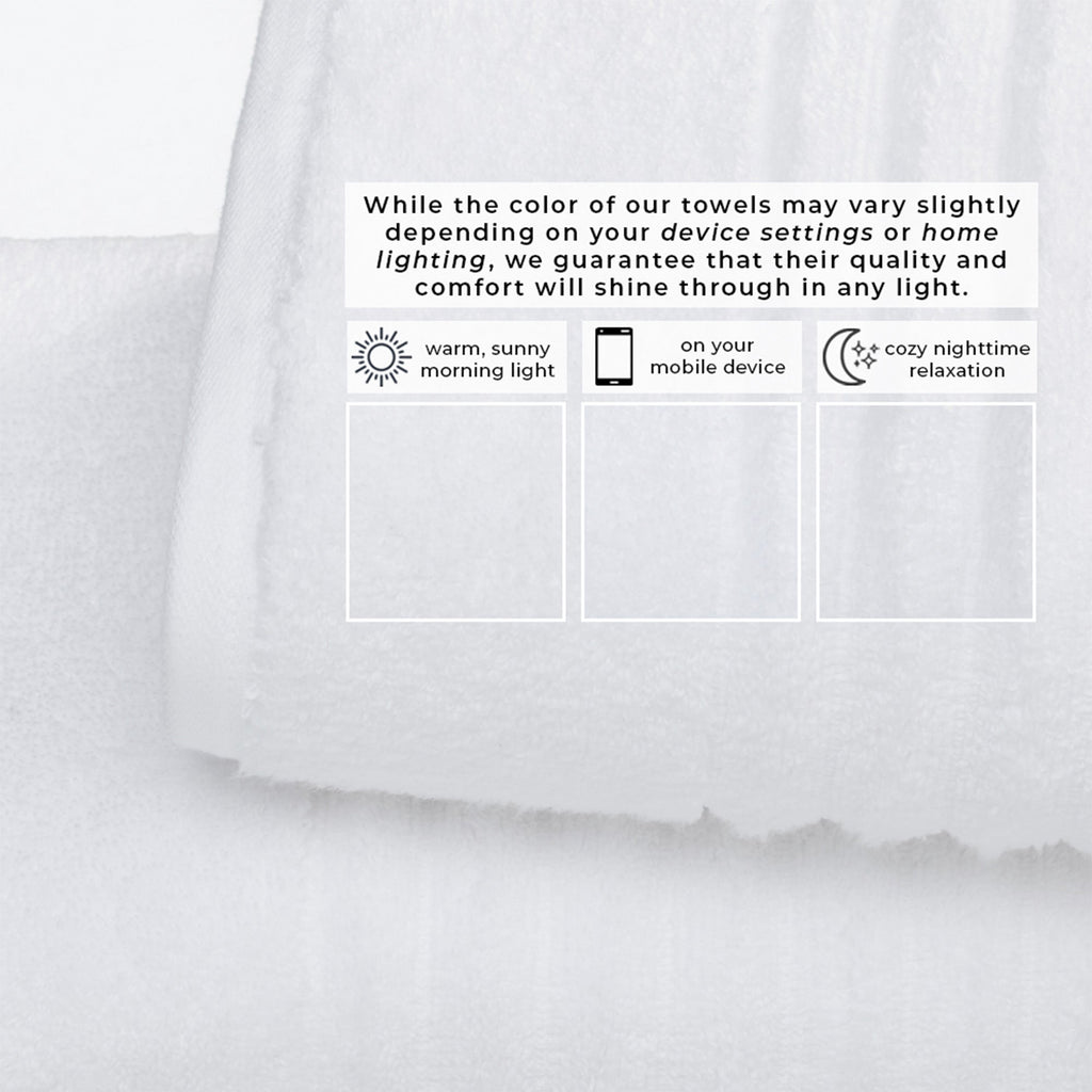 Luxury Combed Cotton Bath Towel Set