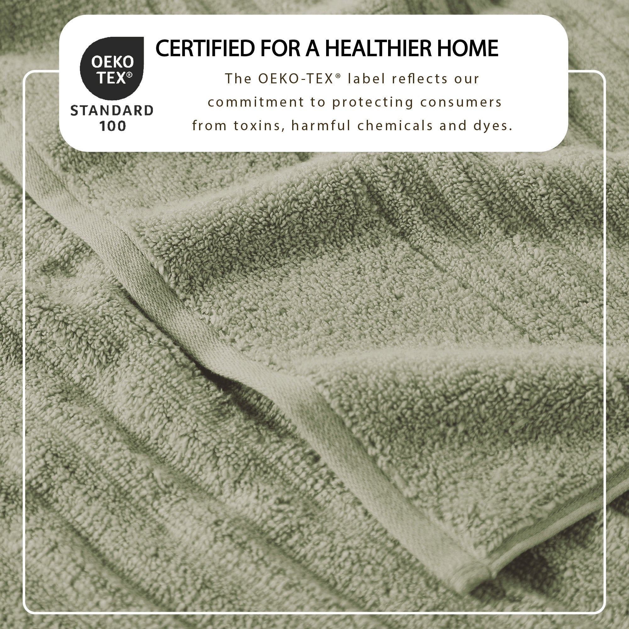 Luxury Combed Cotton Bath Towel Set