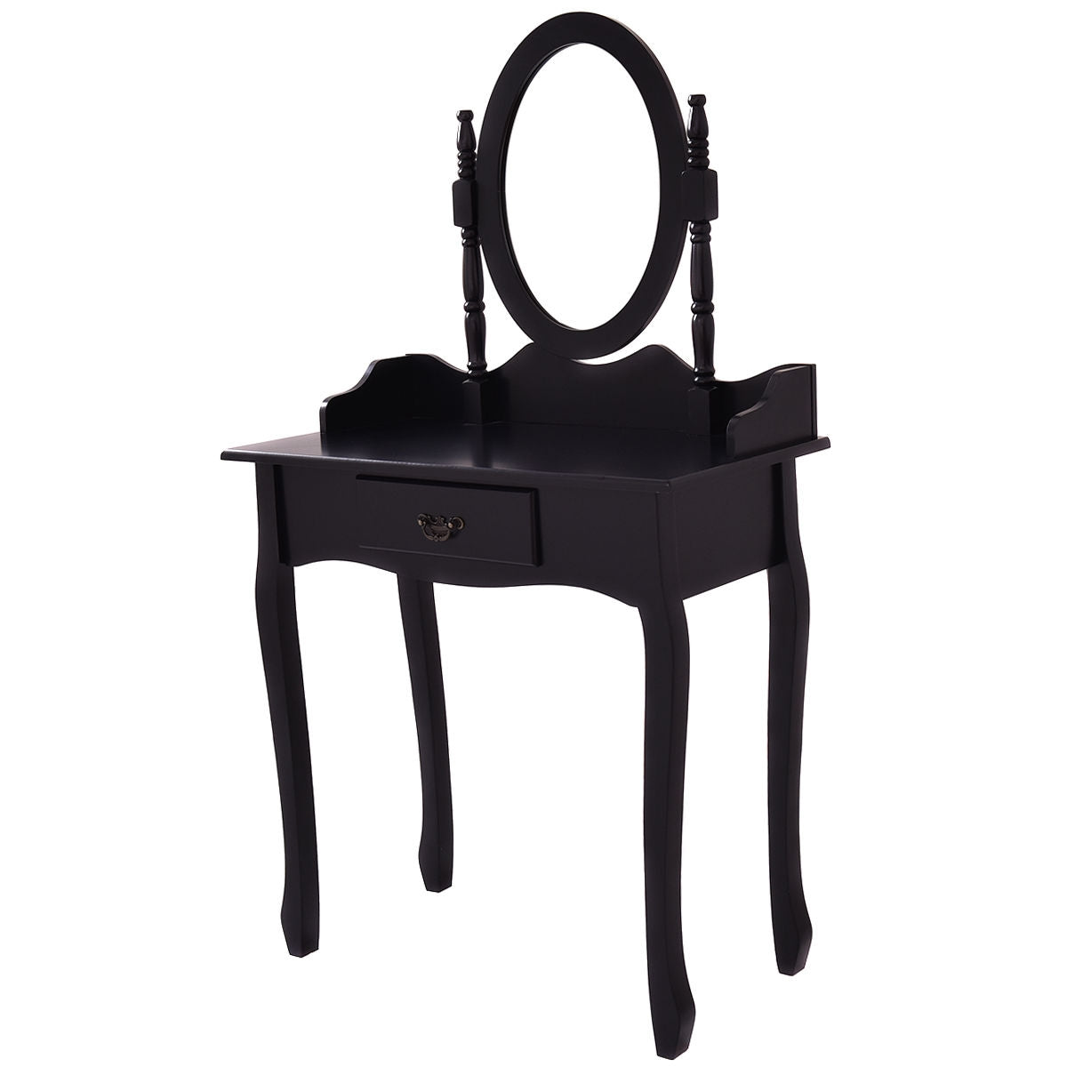 Wood Vanity Set