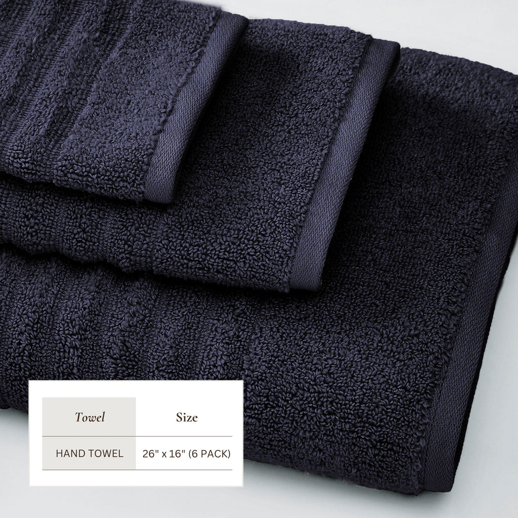 Luxury Combed Cotton Bath Towel Set