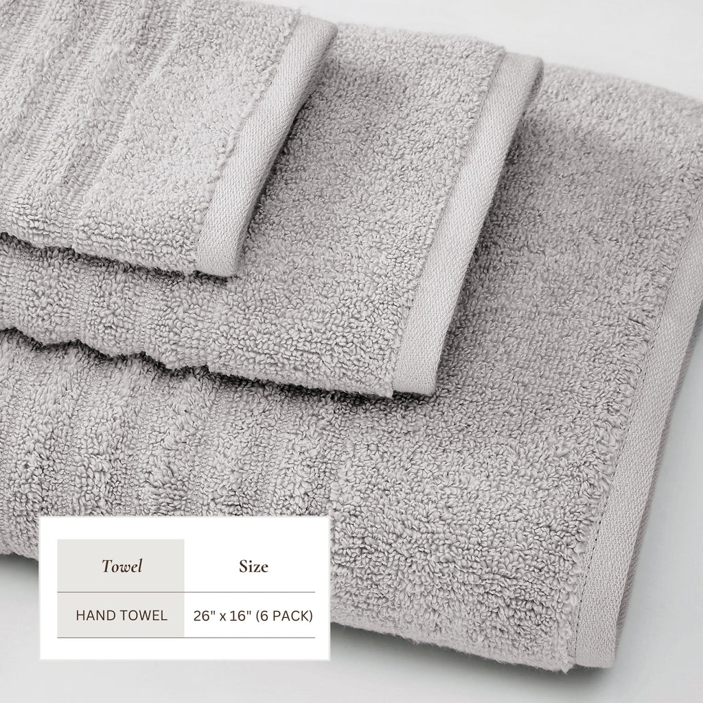 Luxury Combed Cotton Bath Towel Set